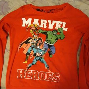 Reversible marvel shirt